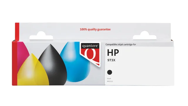 Inktcartridge Quantore Hp 973x L0s07cn zwart