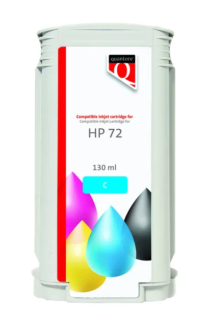 Inktcartridge Quantore HP 72 C9371A blauw