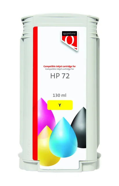 Inktcartridge Quantore HP 72 C9373A geel