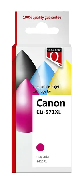 Inktcartridge Quantore Canon Cli-571XL rood