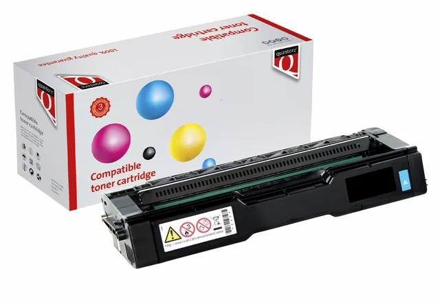Tonercartridge Quantore Ricoh 407544 1.6k blauw