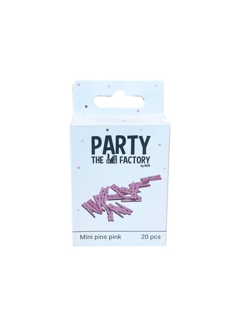 Knijpers Haza mini roze zak 20 stuks