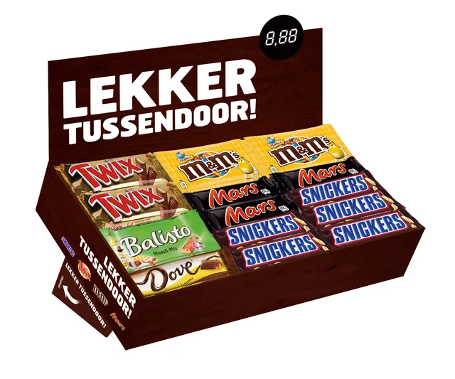 Snoep verzameldoos Mars Snickers Twix MM Balisto