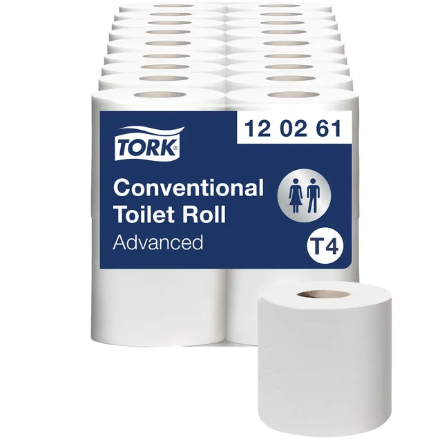 Toiletpapier Tork T4 Advanced 2laags 493 vel wit