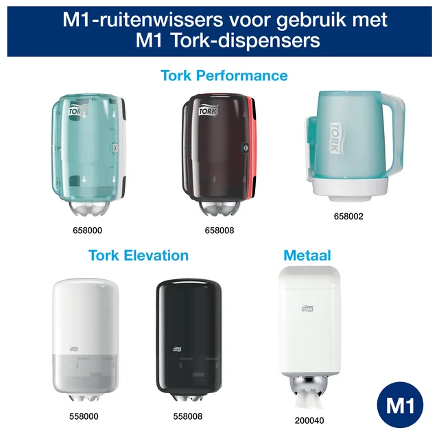 Poetspapier Tork M1 Advanced 1laags 120m 100130