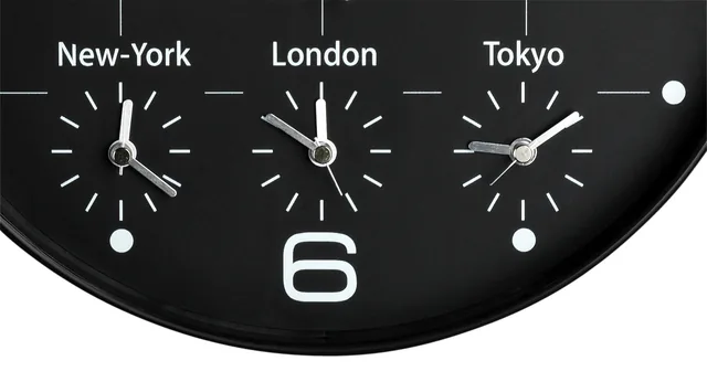 Wandklok Unilux On Time dia 30.5cm zwart/wit