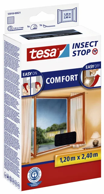 Insectenhor tesa ramen 1.2x2.4m zwart
