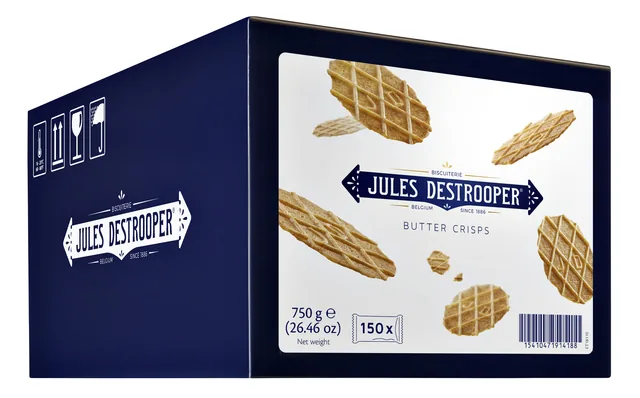 Koek Jules Destrooper natuurboterwafels ds 150st