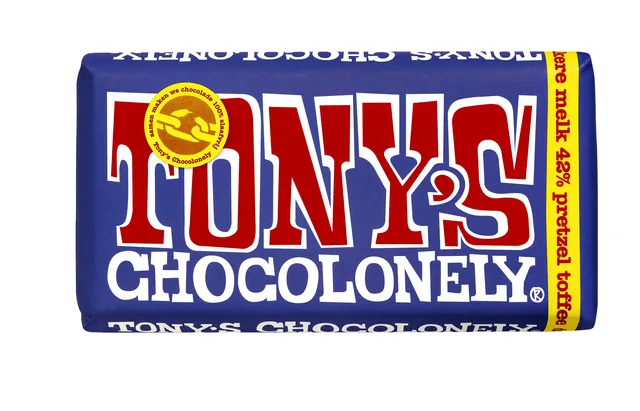 Chocolade Tony Chocolonely donker melk pretzel tof