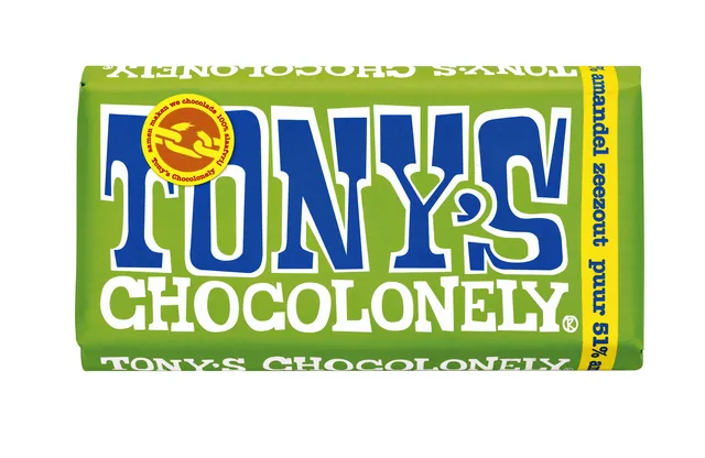 Chocolade Tony Chocolonely puur amandel zeezout