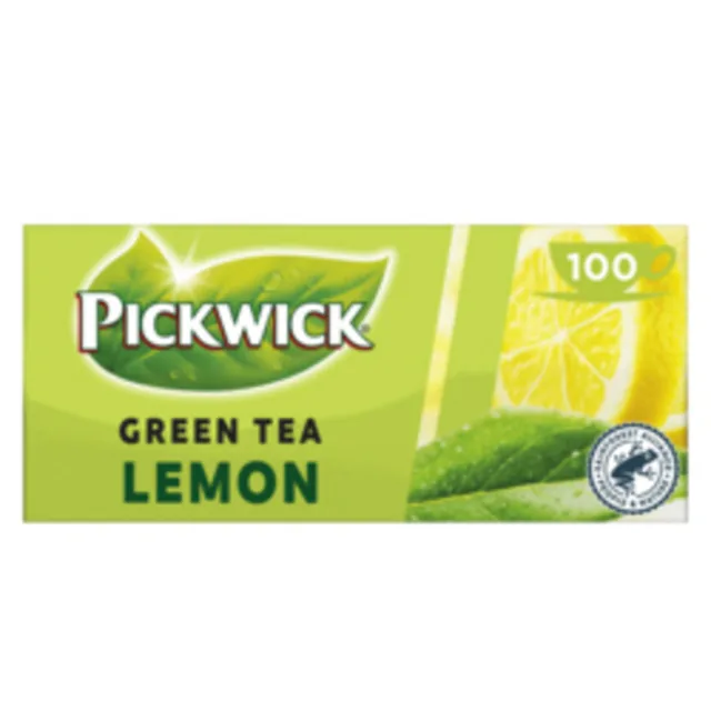 Thee Pickwick green original lemon 100x2gr