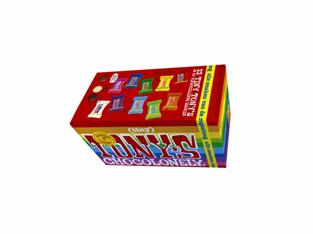 Chocolade Tony Chocolonely tiny mix doos 200gr