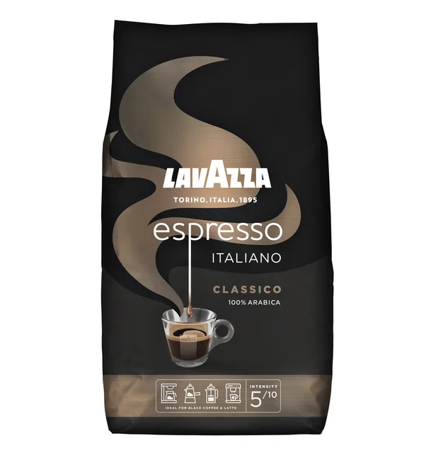 Koffie Lavazza Caffe espresso bonen black 1000gr