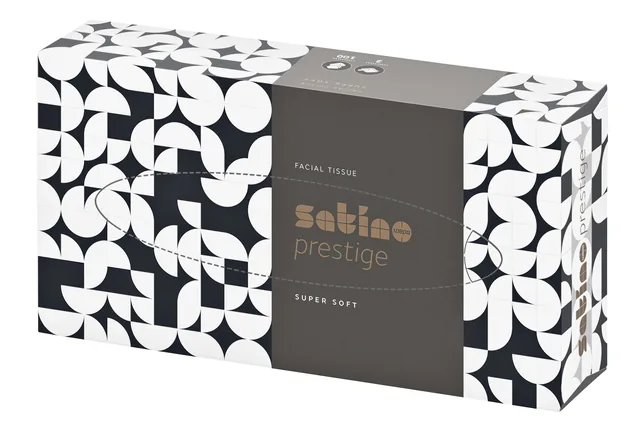 Facial tissues Satino HiLine 100 vel wit 206450