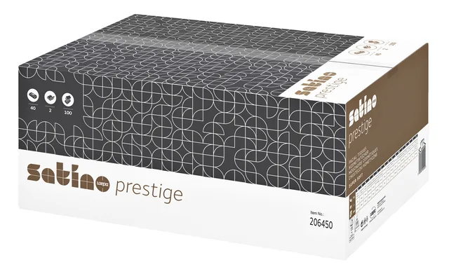 Facial tissues Satino HiLine 100 vel wit 206450