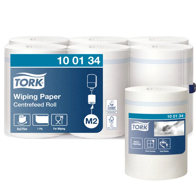 Poetspapier Tork M2 Advanced 1laags 275m wit