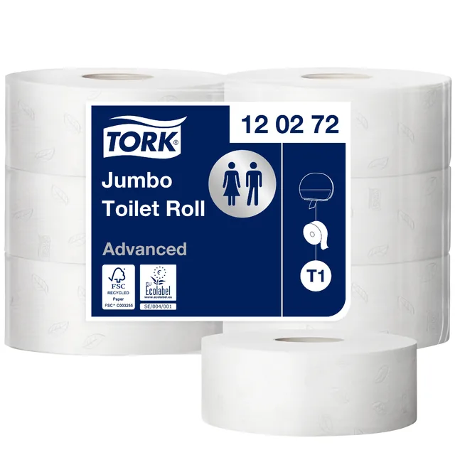 Toiletpapier Tork T1 Advanced jumbo 2laags 360m