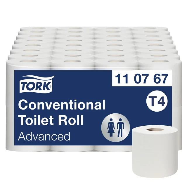 Toiletpapier Tork T4 Advanced 2laags 250 vel wit
