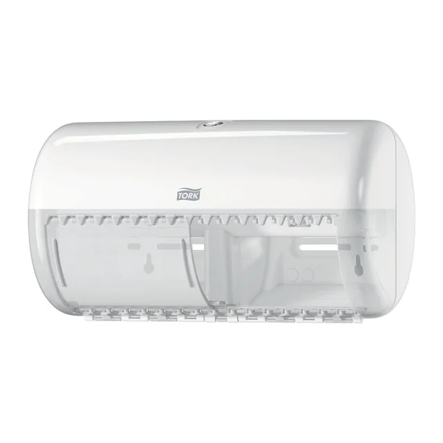 Toiletpapierdispenser Tork T4 duo wit