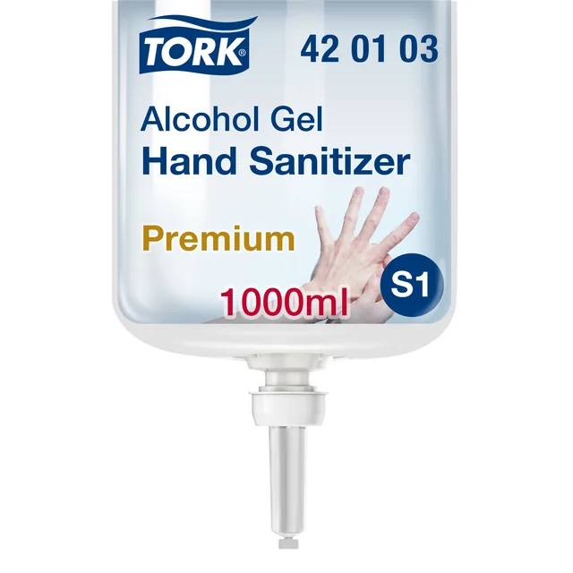 Handdesinfectie Tork S1 Premium alcoholgel 1000 ml