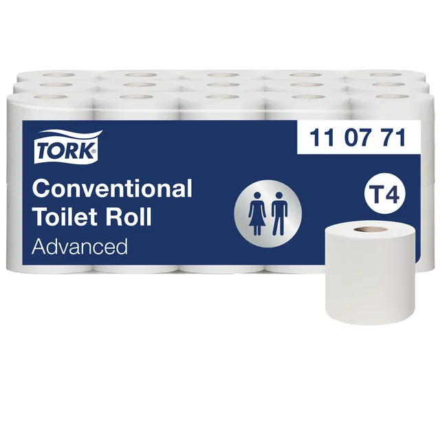Toiletpapier Tork T4 Advanced 2laags wit 110771