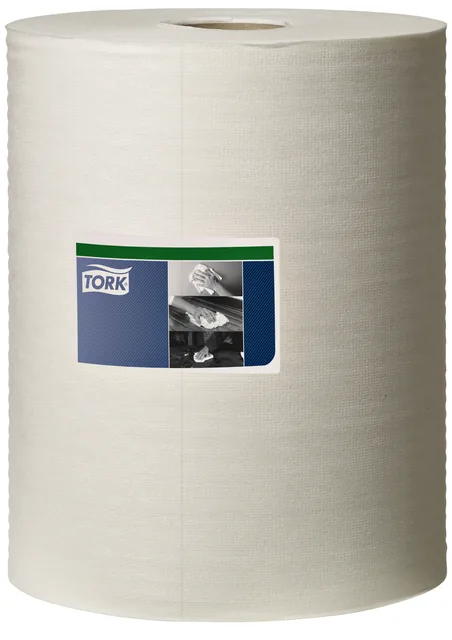 Reinigingsdoek Tork W2 Premium 1laags 106m wit