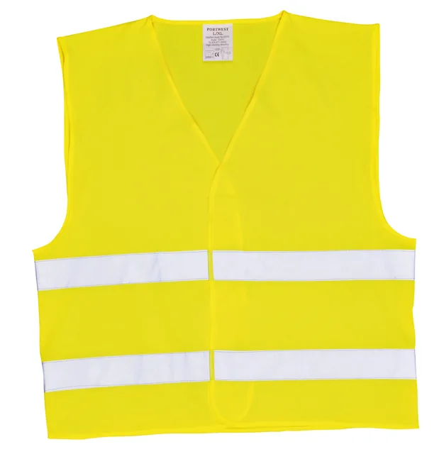 Veiligheidsvest Leina met opdruk BHV geel