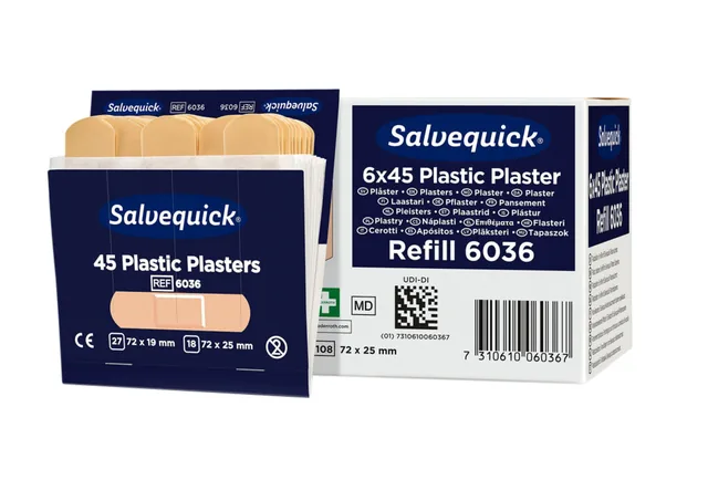 Pleister Salvequick navulling plastic 6036