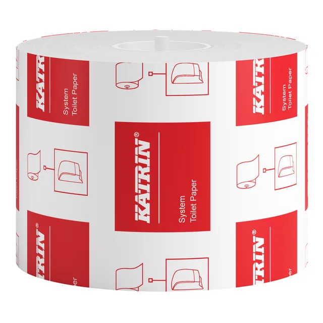 Toiletpapier Katrin systeemrol 2laags 92m wit