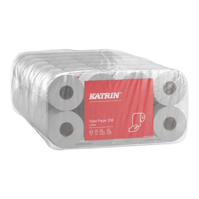 Toiletpapier Katrin 3laags 250 vel wit 104872