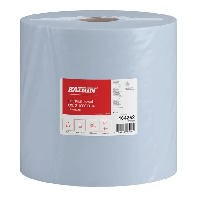 Poetspapier Katrin Industrial extra groot blauw