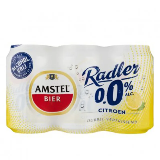 Bier Amstel Radler 0.0 blik 330ml