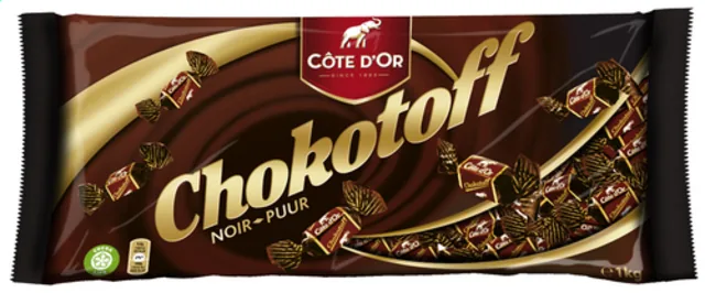 Chocolade Cote dOr Chokotoff toffee puur 1kg