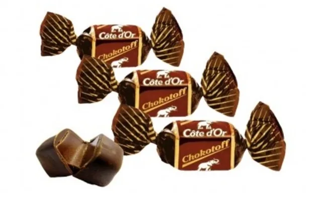 Chocolade Cote dOr Chokotoff toffee puur 1kg