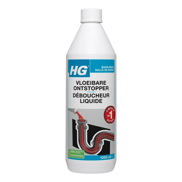 Afvoerontstopper HG vloeibaar 1 Liter