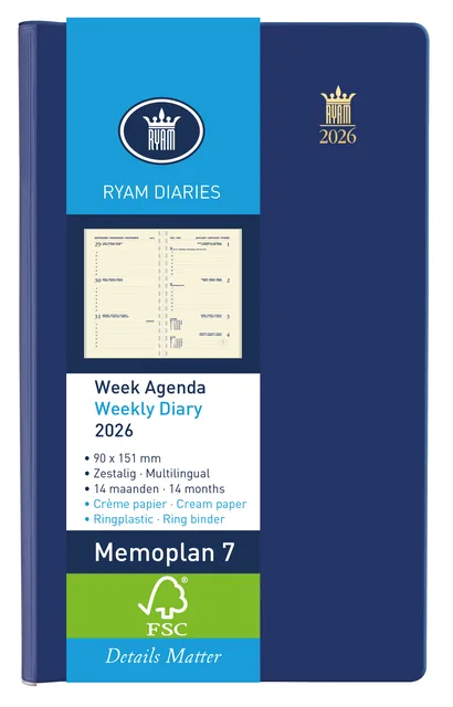 Agenda 2027 Ryam Memoplan 7 Suprema 7d/2p ass