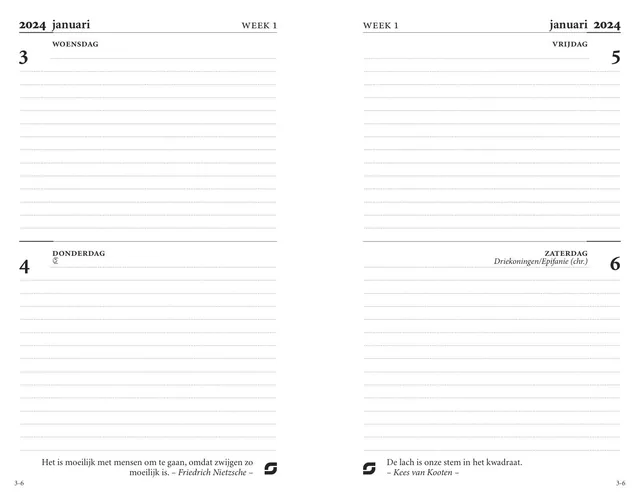 Agendavulling 2027 Succes Mini 4dagen/2pagina's