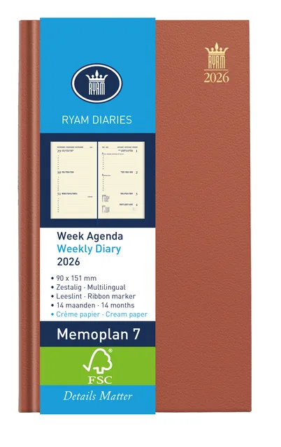 Agenda 2027 Ryam Memoplan 7 Nappa 7d/2p ass
