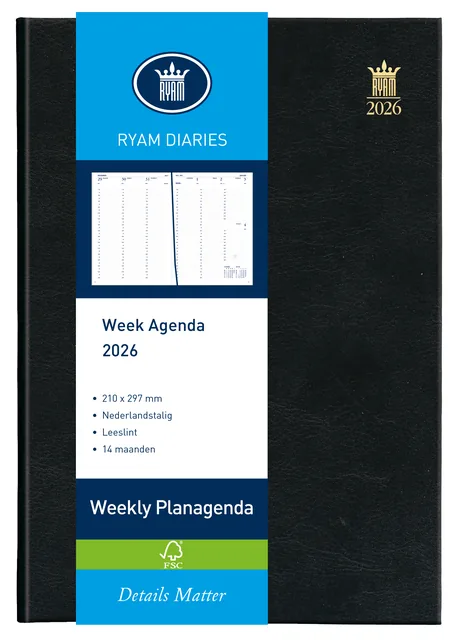 Agenda 2027 Ryam Weekly Mundior 7d/2p zw