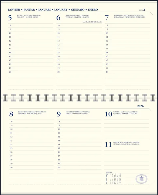 Agendavulling 27 Ryam Memoplan 7 Compact liggend