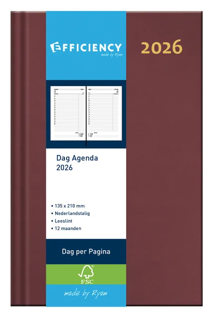 Agenda 2027 Ryam Efficiency Baladek 1d/1p bordeaux
