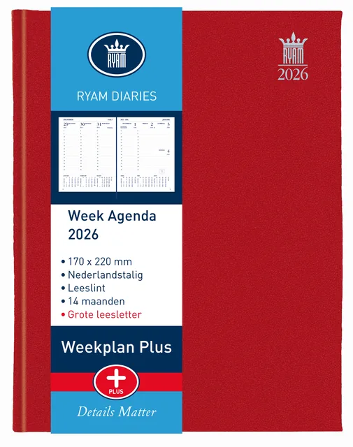 Agenda 2027 Ryam Weekplan Plus Mercury 7d/2p rd
