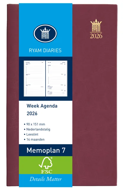 Agenda 2027 Ryam Memoplan 7 Suprema 7d/2p boredaux