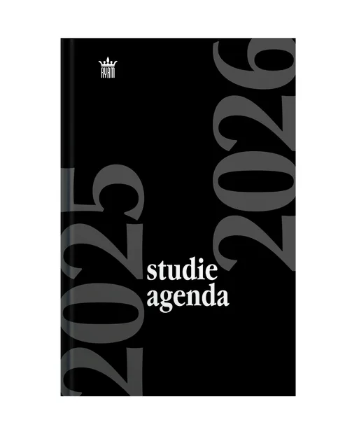 Schoolagenda 2026-2027 Ryam Studie 7d/2p zwart