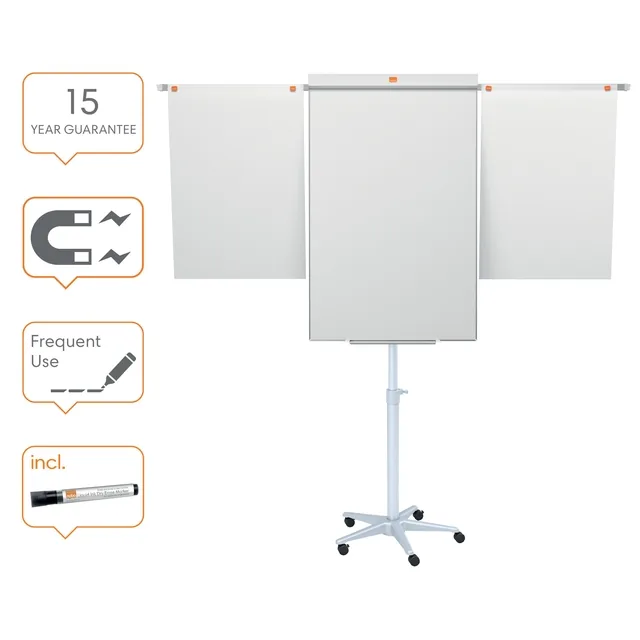 Flipover mobiele Nobo met uitschuifbaar armen