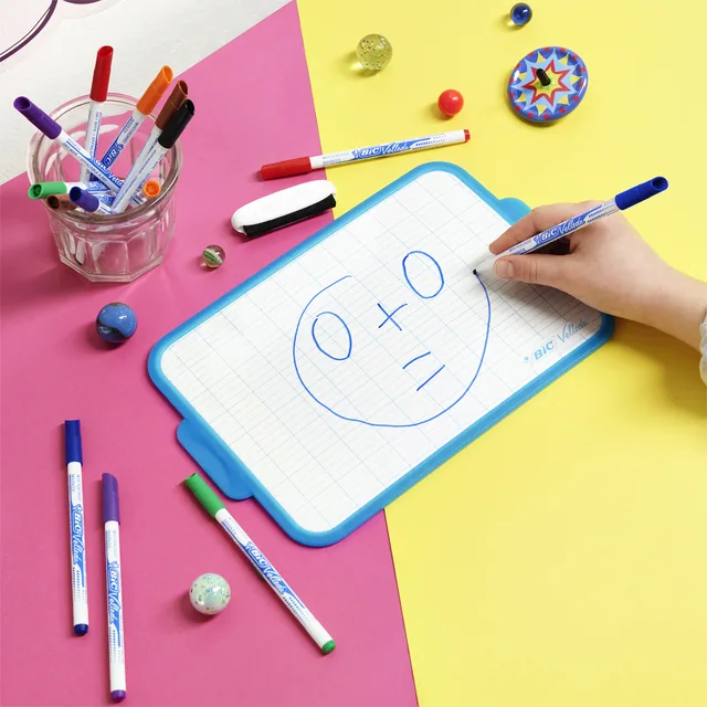 Whiteboardmarker Bic 1721 rond F blauw