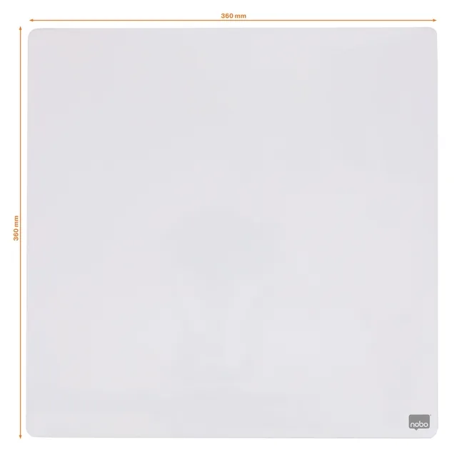 Whiteboard Nobo tegel 36x36cm wit magnetisch