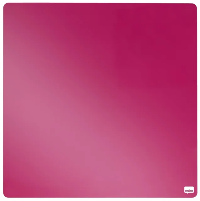 Whiteboard Nobo tegel 36x36cm roze magnetisch