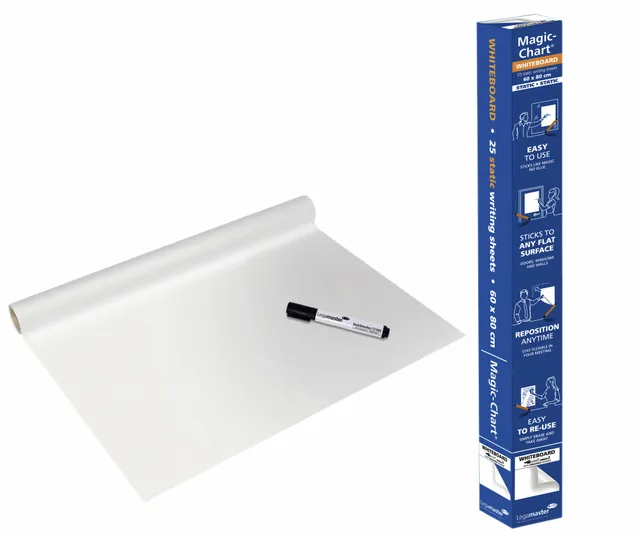 Magic Chart Legamaster Whiteboard 600x800mm wt 25v