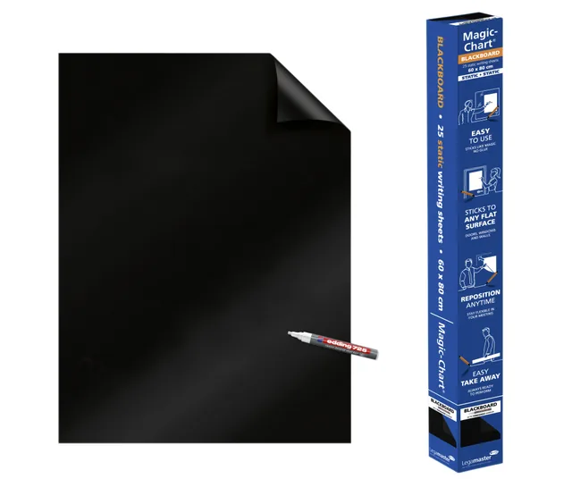 Magic Chart Legamaster Whiteboard 600x800mm zw 25v